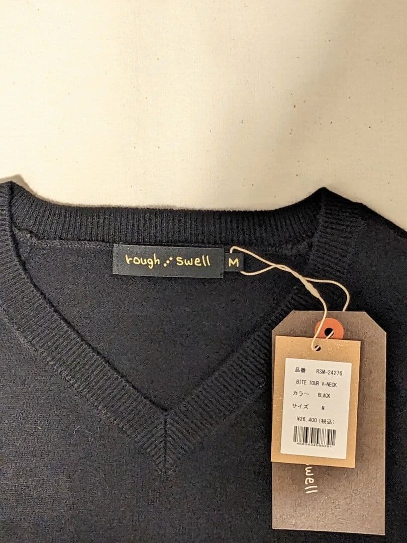rough&swell ラフアンドスウェル Vネックセーター Mサイズ ゴルフ