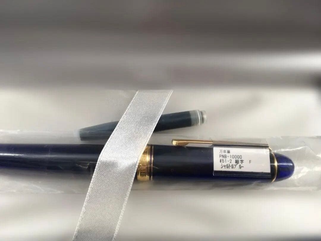 プラチナ万年筆 万年筆 PNB-10000#51-2 シャルトルブルー　　⑩