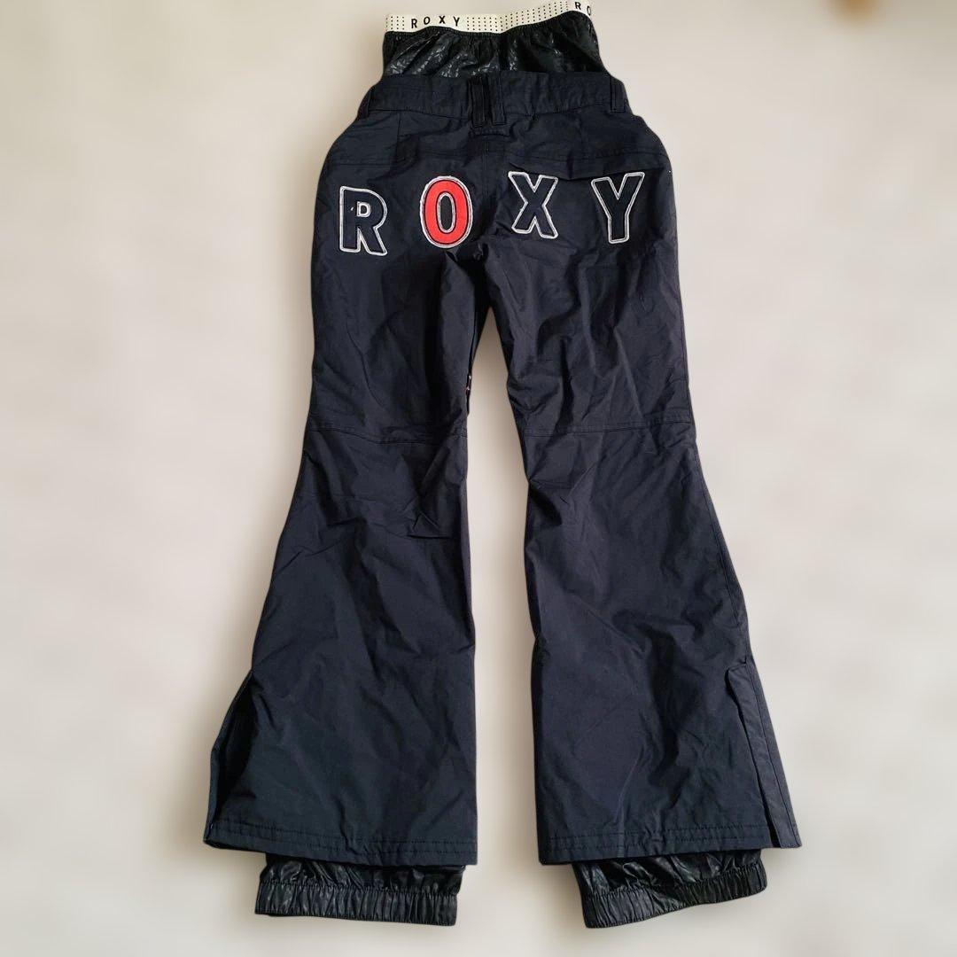 ROXY ロキシー　ロゴ　スキーウェア　スノーボードウェア　パンツ　ブラック