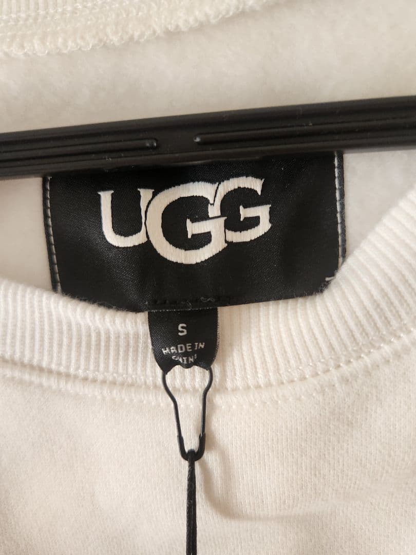 UGG ホワイト スウェット トレーナー S 新品タグ付き