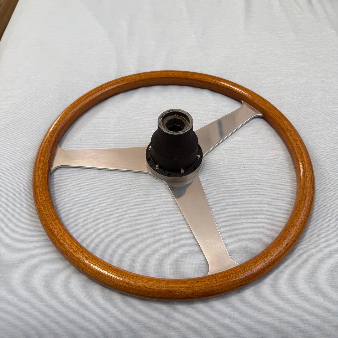 ぶ*つ様 希少　レスレストン　ウッド　ステアリング ボス付き　ミニ　　mini