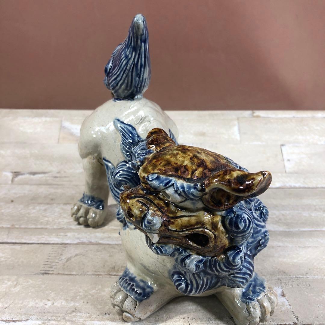 沖縄シーサー　ツイン　美品