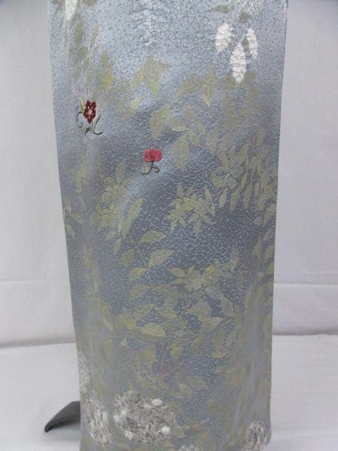 着用少ない！美品＊絞り＊刺繡＊ブルーグレー＊豪華＊訪問着＊１６０ｃｍ＊裄６５