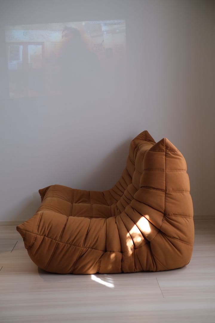 リーンロゼ　ligne roset トーゴ2p ブラウン【廃盤カラー】