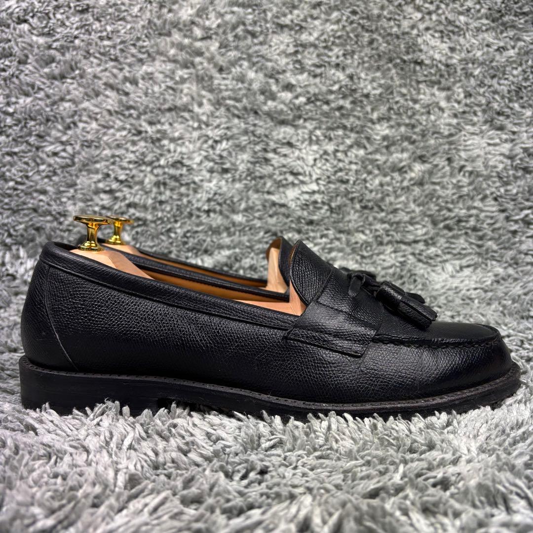 【美品】リーガル 679（26）タッセル　ローファー　シボ革　黒