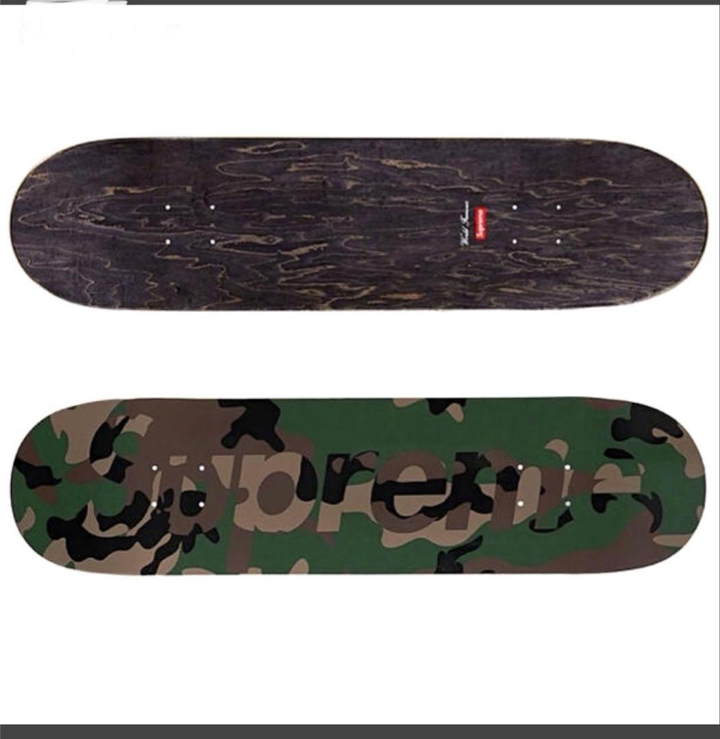 SUPREME Camo Logo Skateboardスケートボード デッキ
