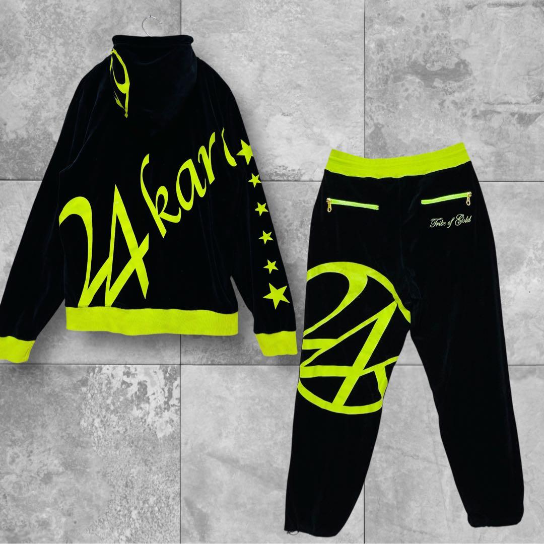 24karats ベロア セットアップ L EXILE ジャージ