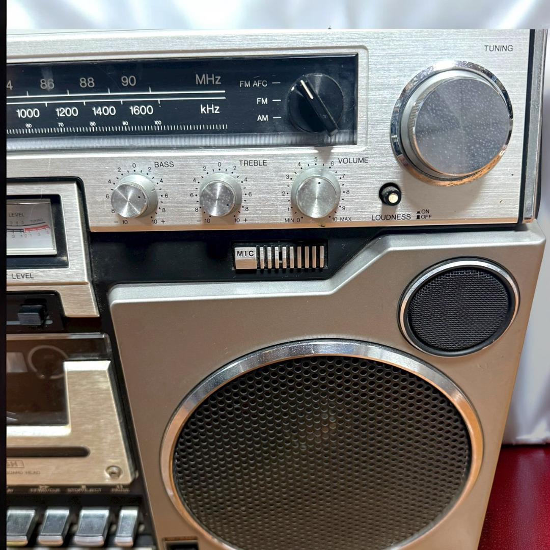 ☆良品 AIWA CS-80 ラジカセ FM AM ラジオ カセットレコーダー