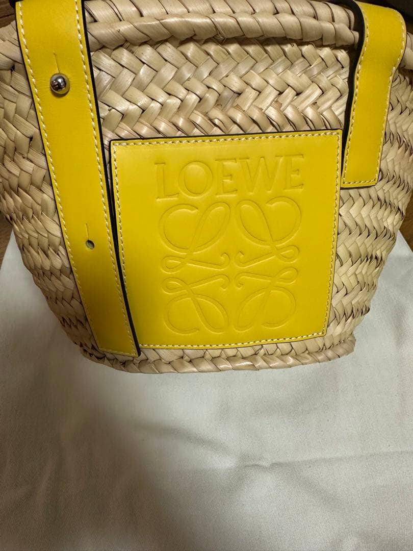 ラブ【LOEWE】ロエベカゴバッグ・スモールサイズ・イエロー