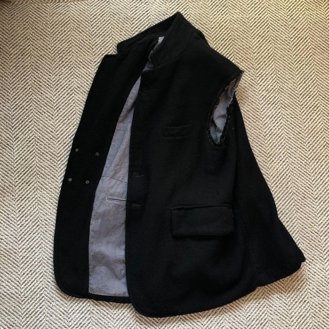 トップス ensou. cut - off sleeve jacket BLK (L)