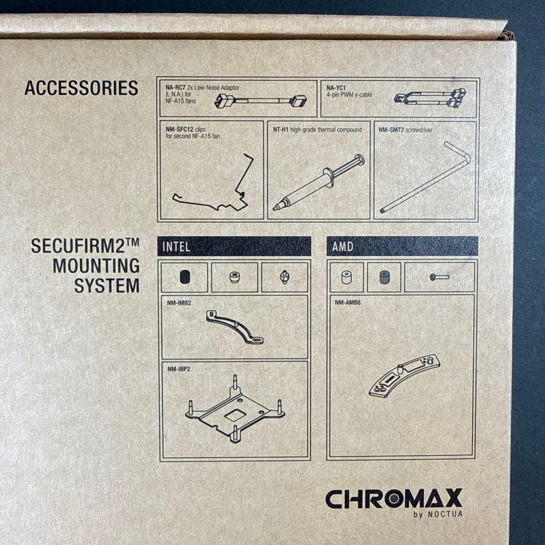 【欠品有】NOCTUA NH-D15 chromax.black CPUクーラー