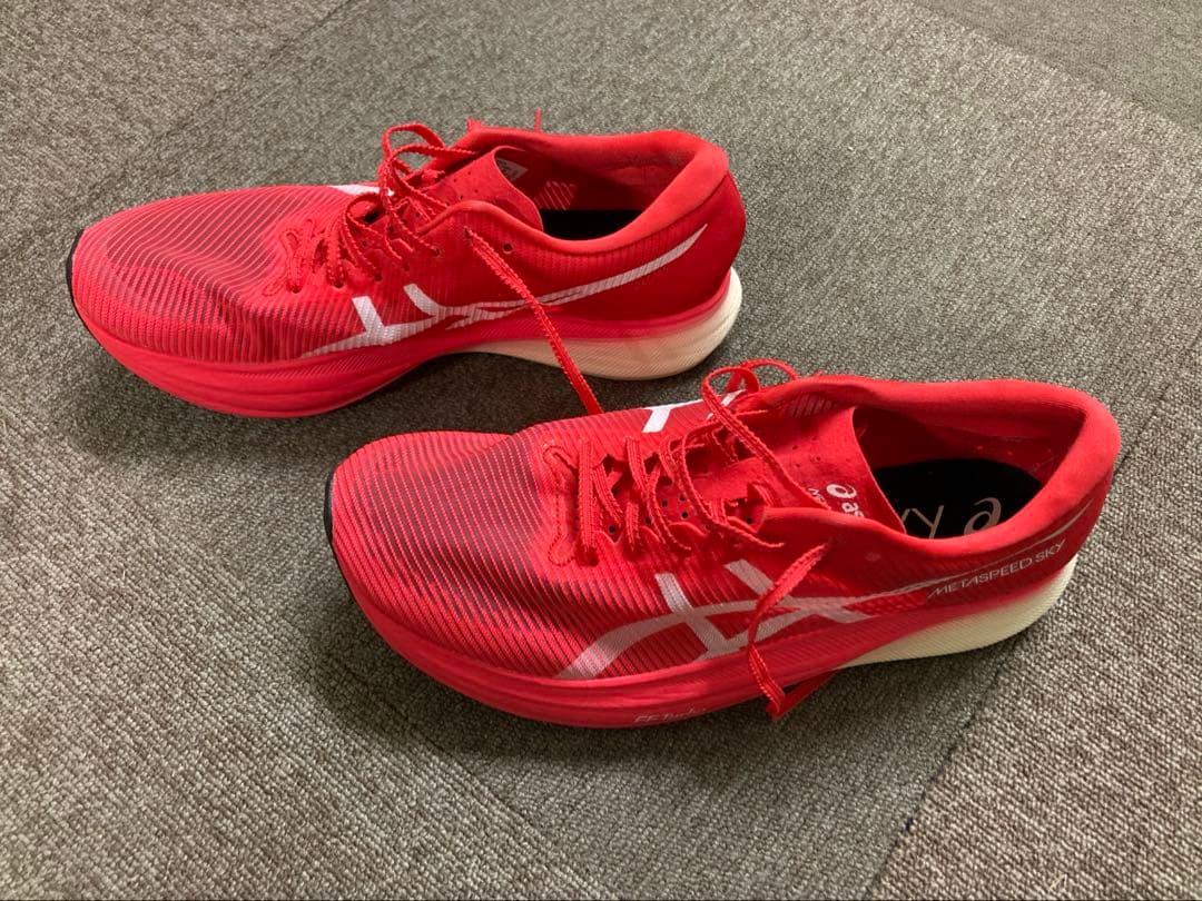 ASICS SPEED SKY レッド US 9