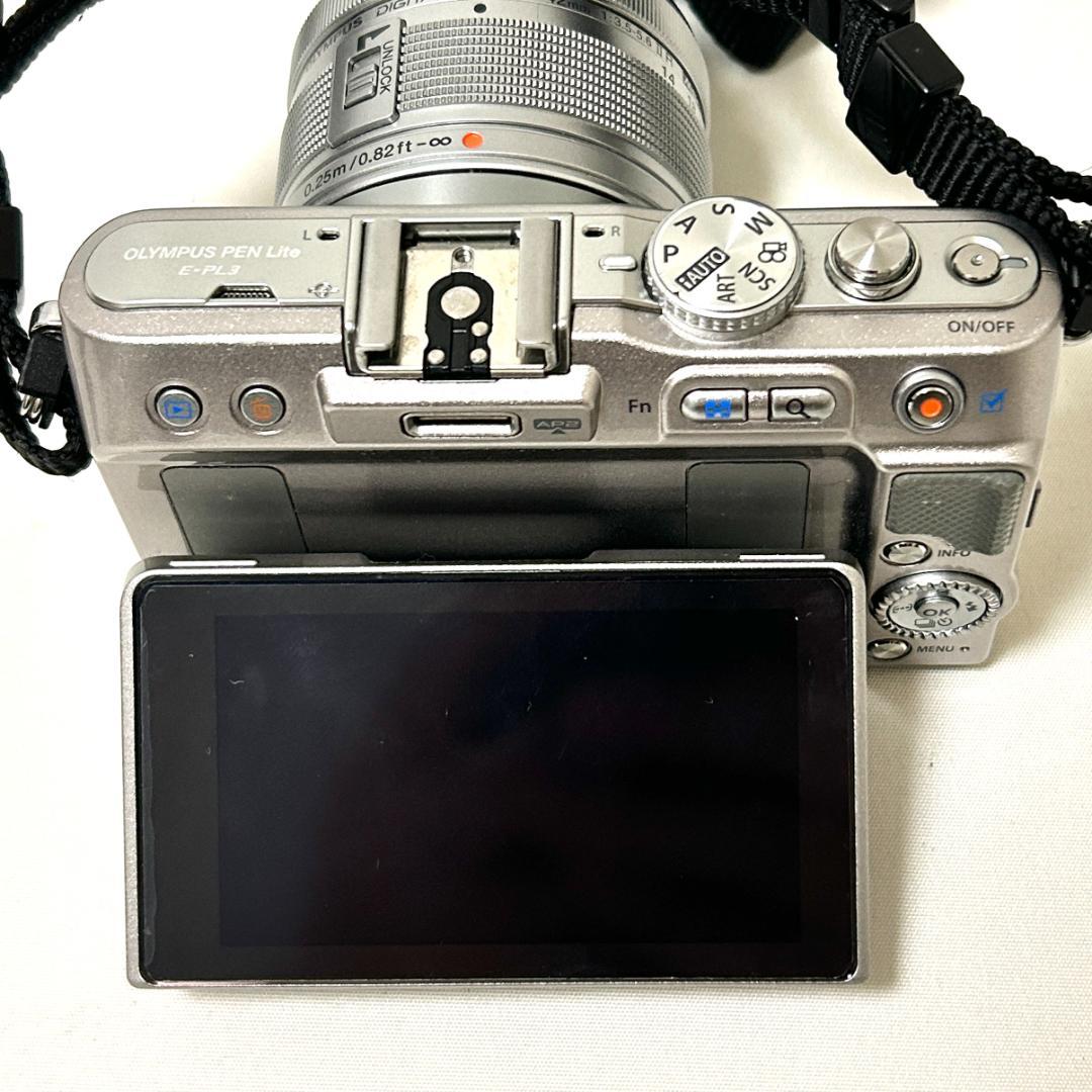 オリンパス PEN E-PL3 ミラーレスカメラ シルバー