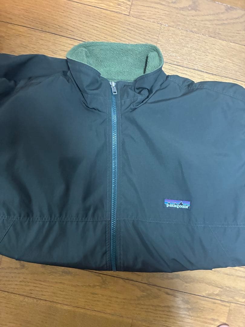patagonia シェルドシンチラジャケット S グリーン パタゴニア