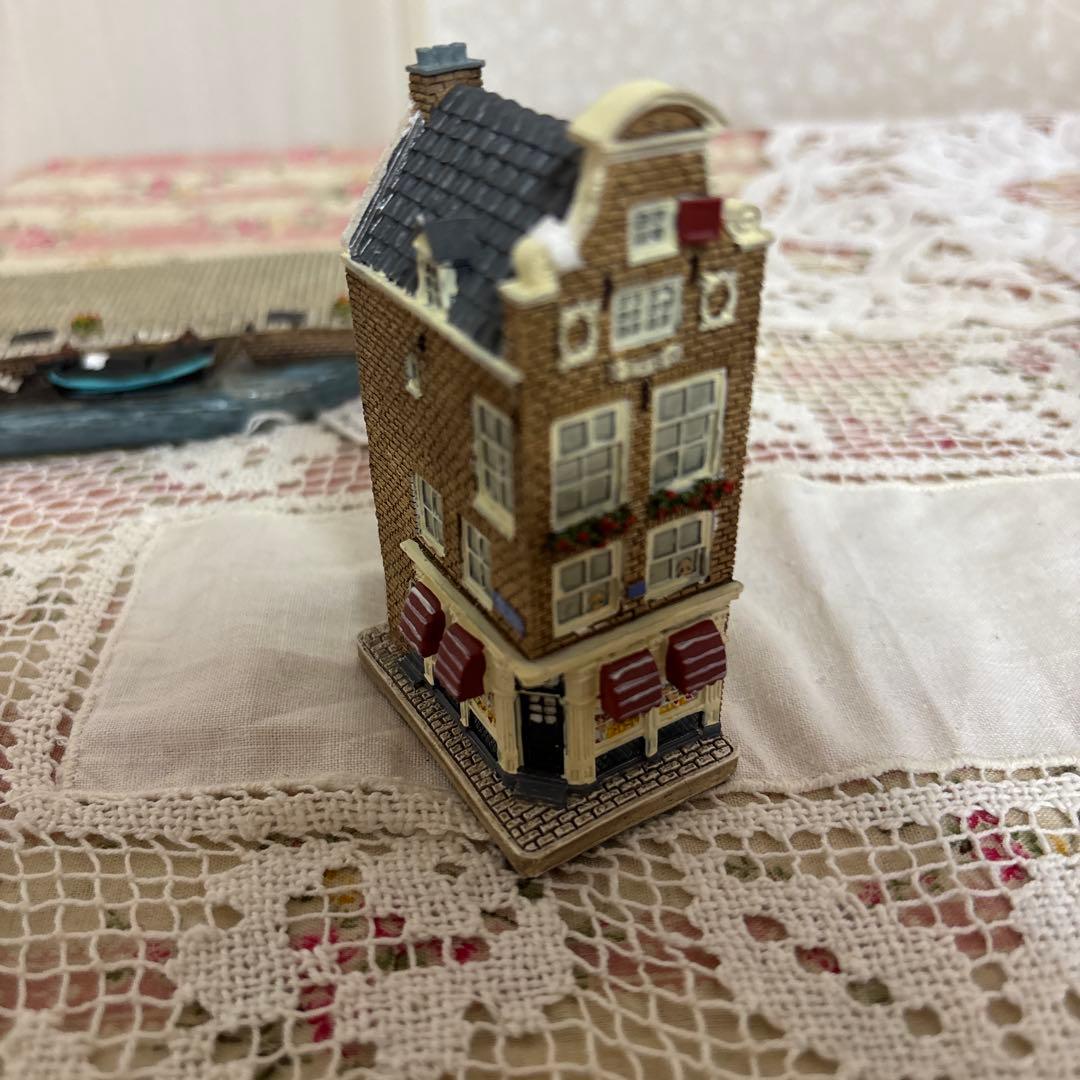 Amsterdam streetトレイと，ハウス4点の5個セット