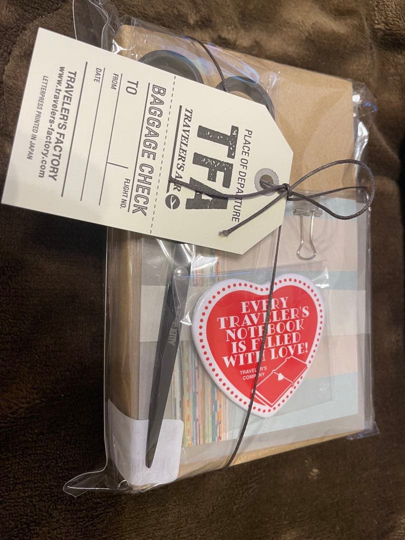 トラベラーズノート バレンタインギフトセット ツールボックス 紙もの マグネット