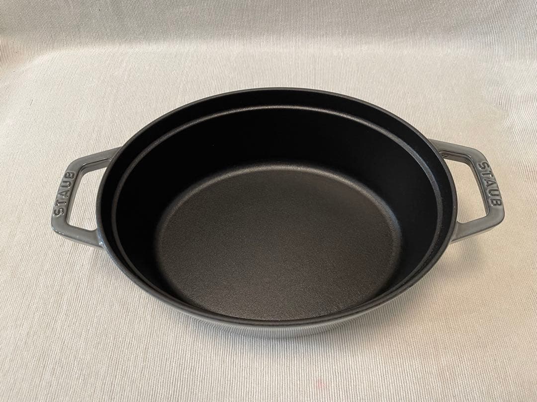 STAUB LA COCOTTE 両手鍋 グレー
