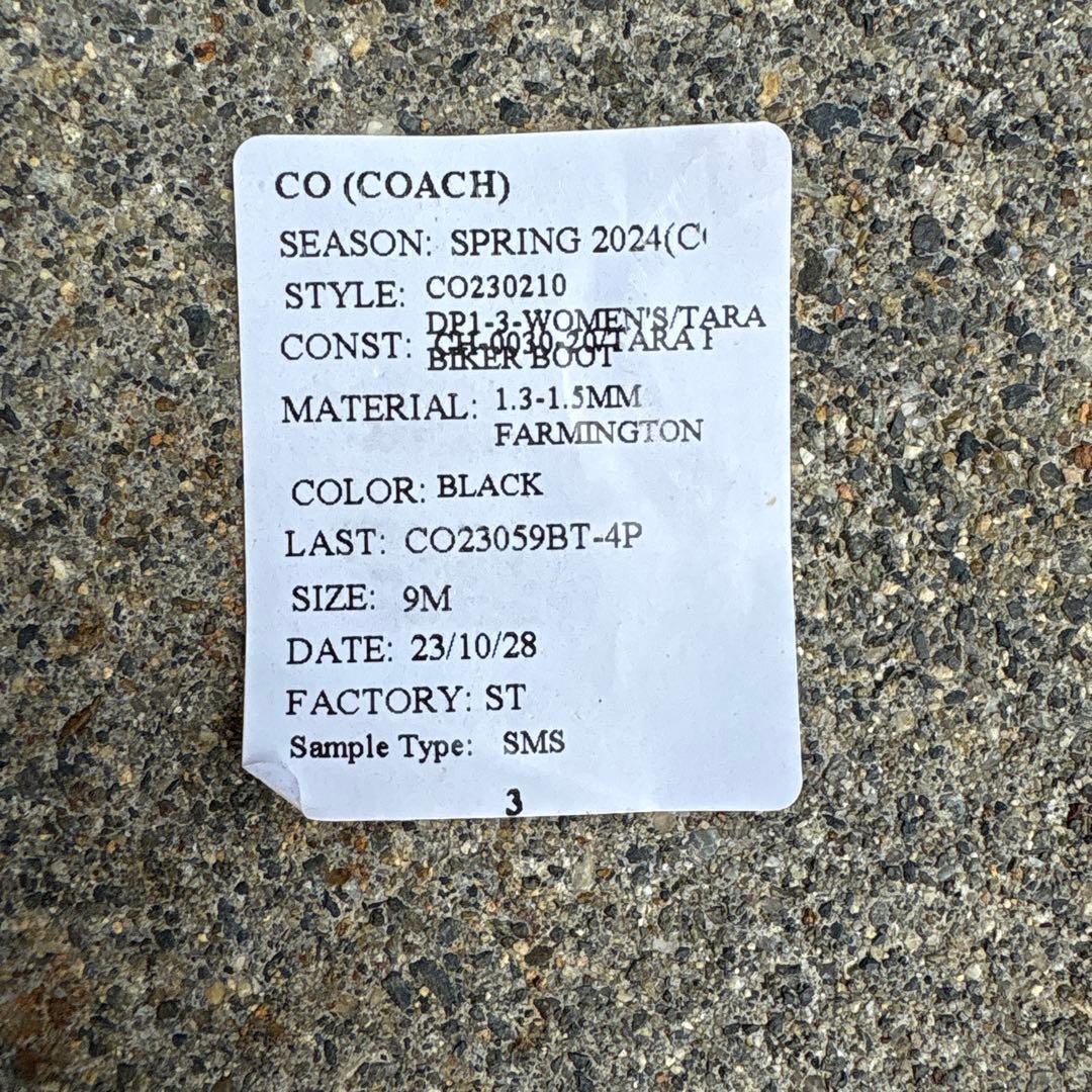 COACH ブーツ TARA バイカー エンジニアブーツ リングブーツ