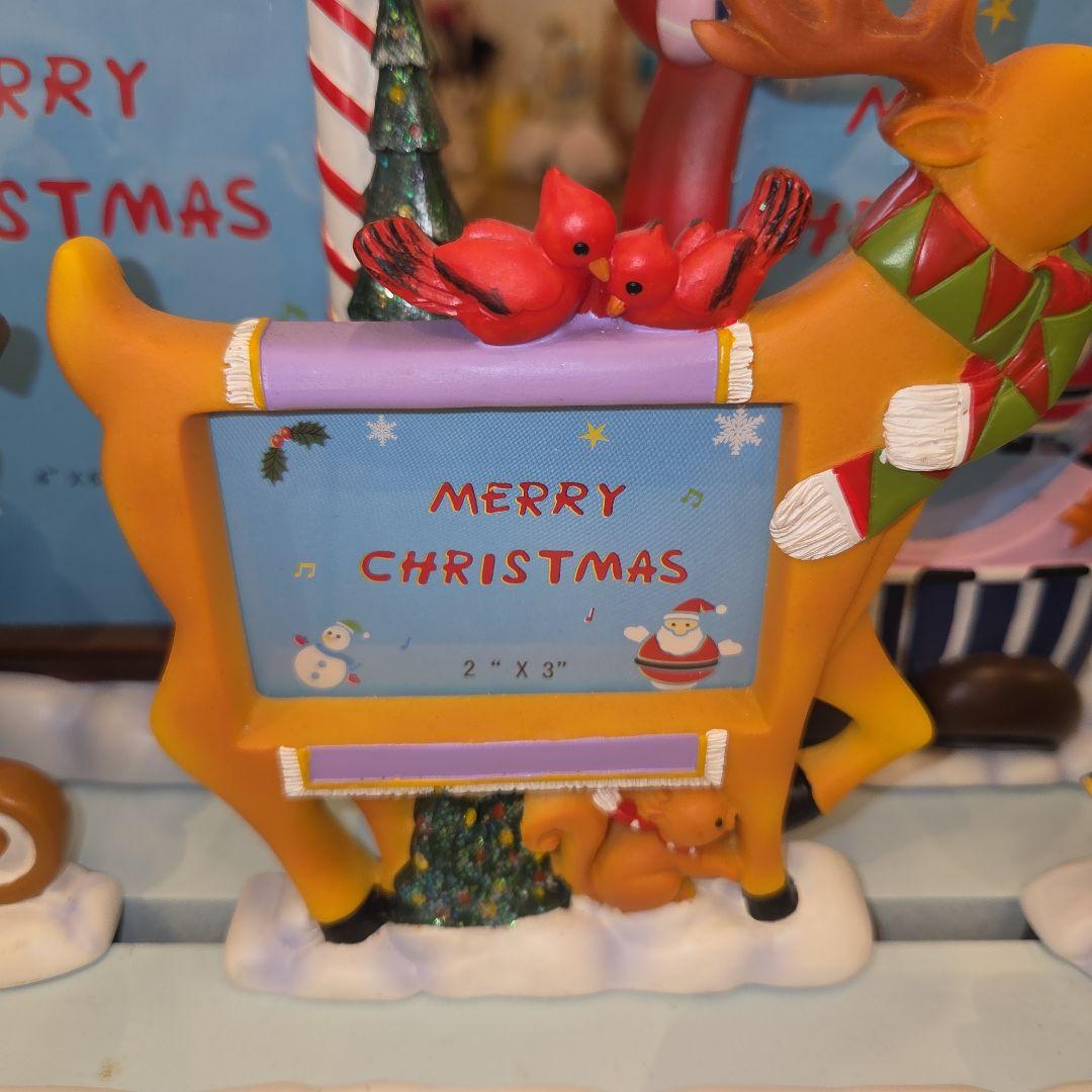 クリスマス装飾品 付きフレーム5個付き