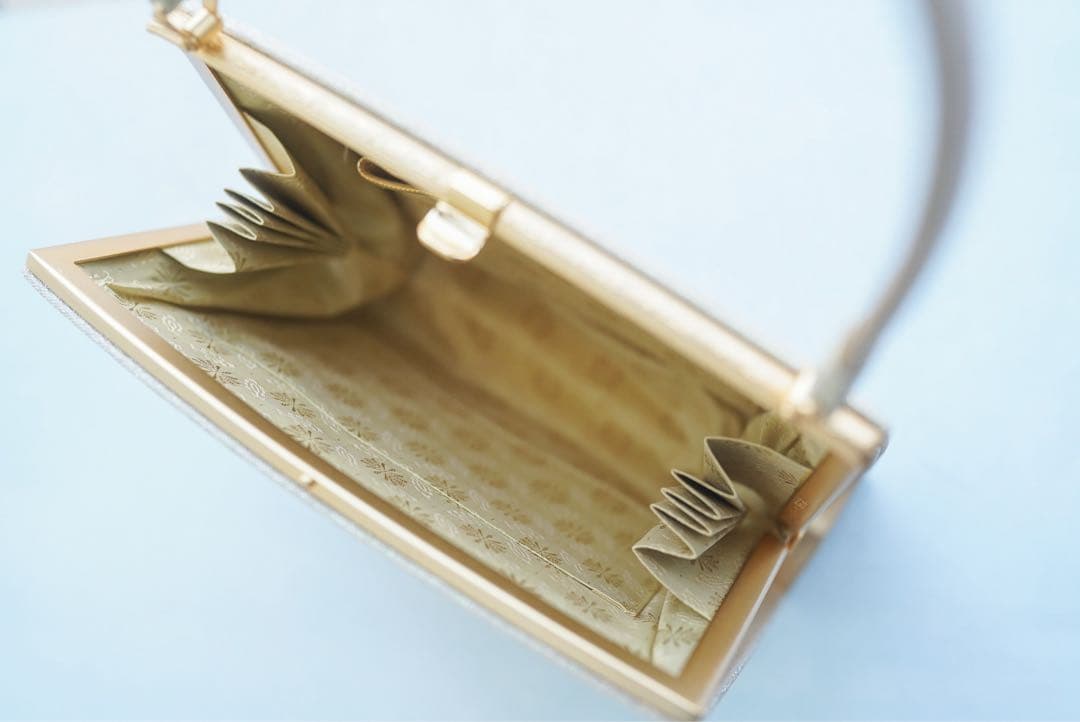 【未使用】佐波理綴 和装用バッグ