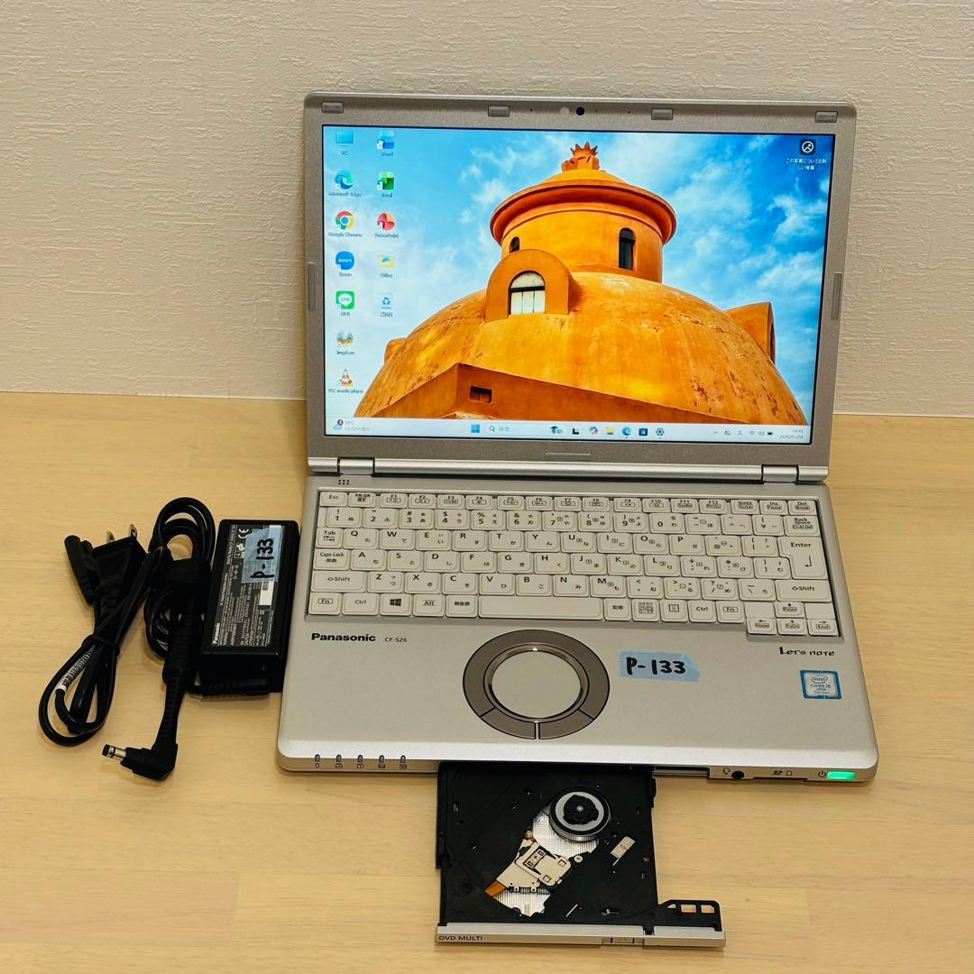 レッツノート PC Windows11 SSD DVD オフィス付き P-133