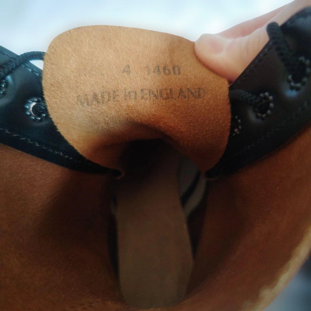 希少英国製 完全復刻モデルドクターマーチン茶芯 8ホールブーツ23.0〜23.5