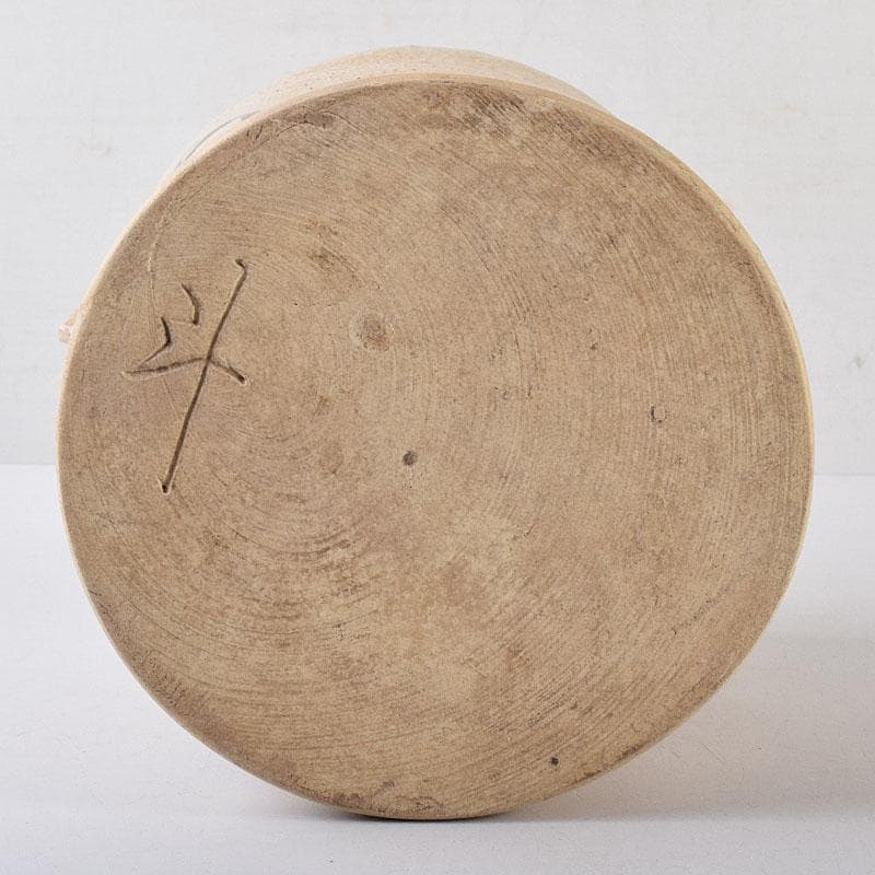 茶道具　人間国宝　荒川豊蔵作　志野焼　古志野　水差　共箱　M　R8690H