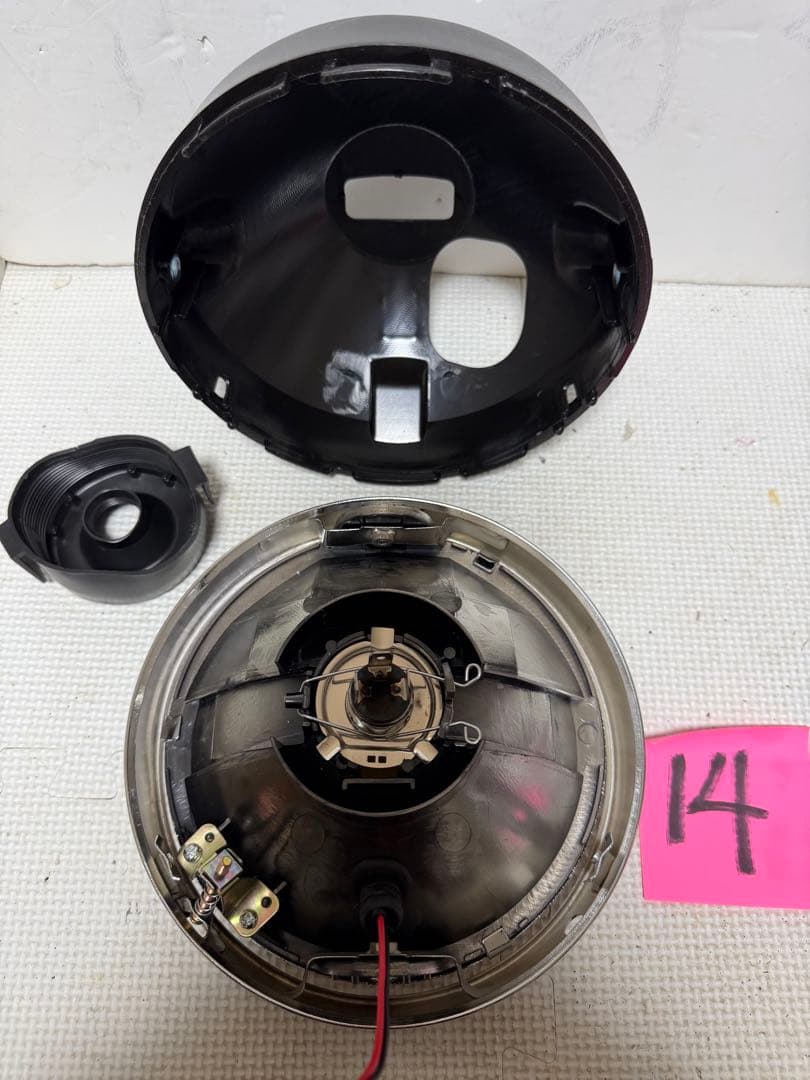 当時物IPF凹みレンズ付きヘッドライトASSY/イエローレンズシビエCIBIE