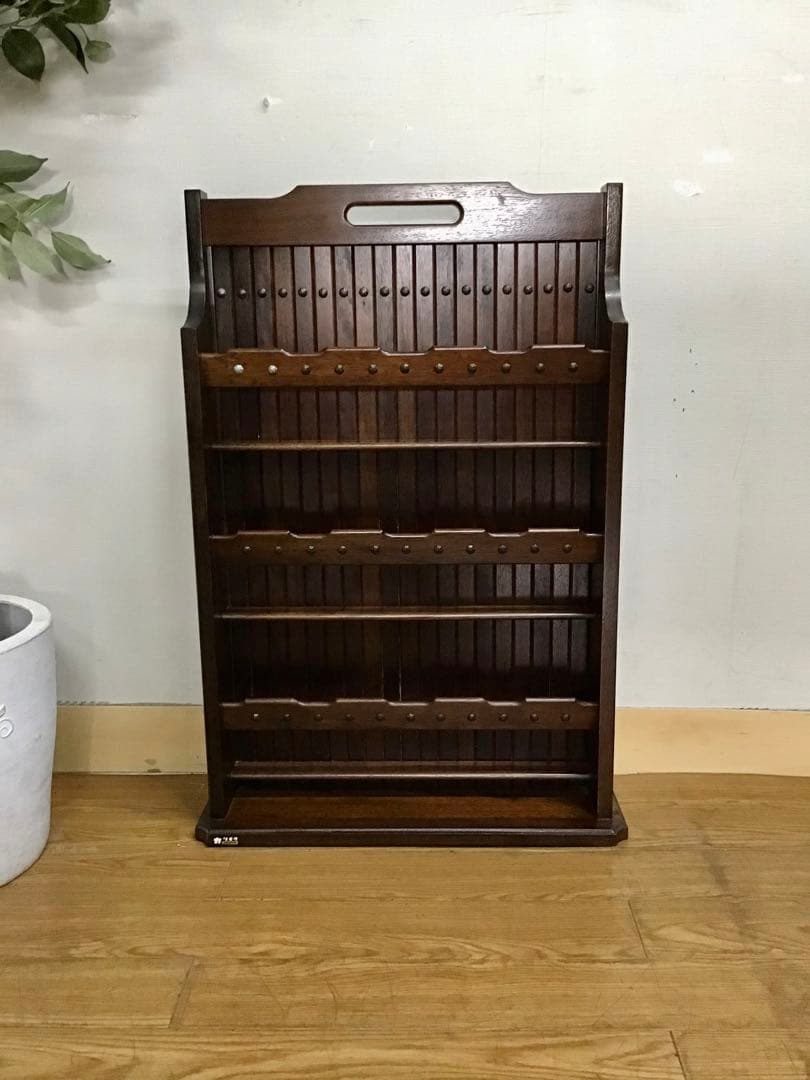 まるうめ☆管594☆カリモク家具☆レトロ☆スリッパラック☆多目的ラック