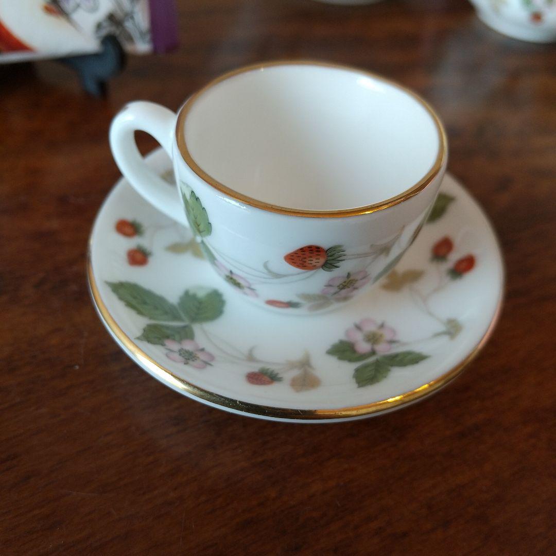 【箱入り新品】ウェッジウッド ワイルドストロベリー ミニチュアティーセット