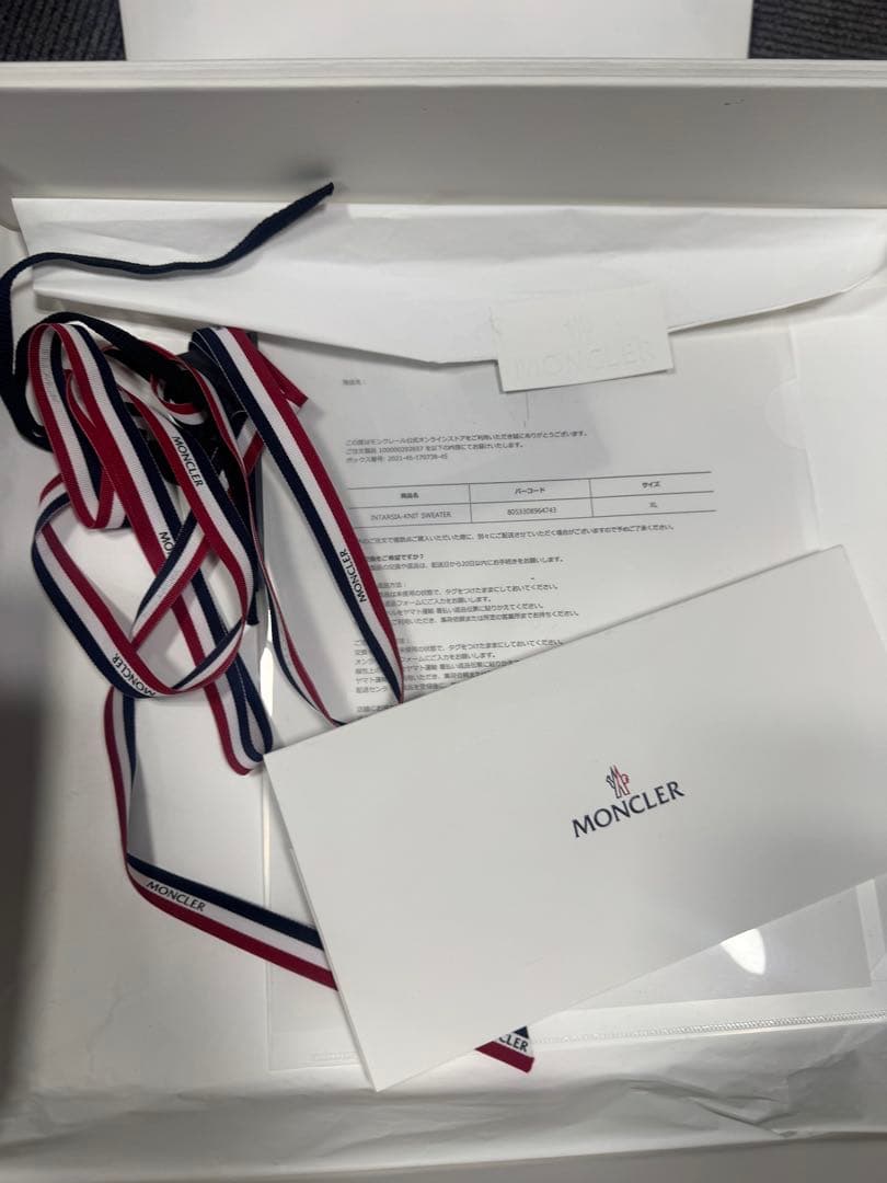 moncler fragment 雪柄ニット　ＸＬ