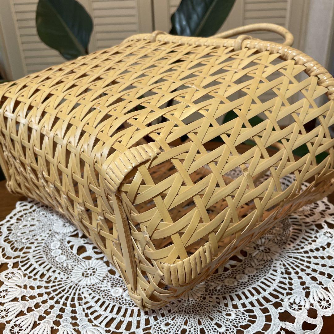 【未使用】♡ 大分県の竹細工籠