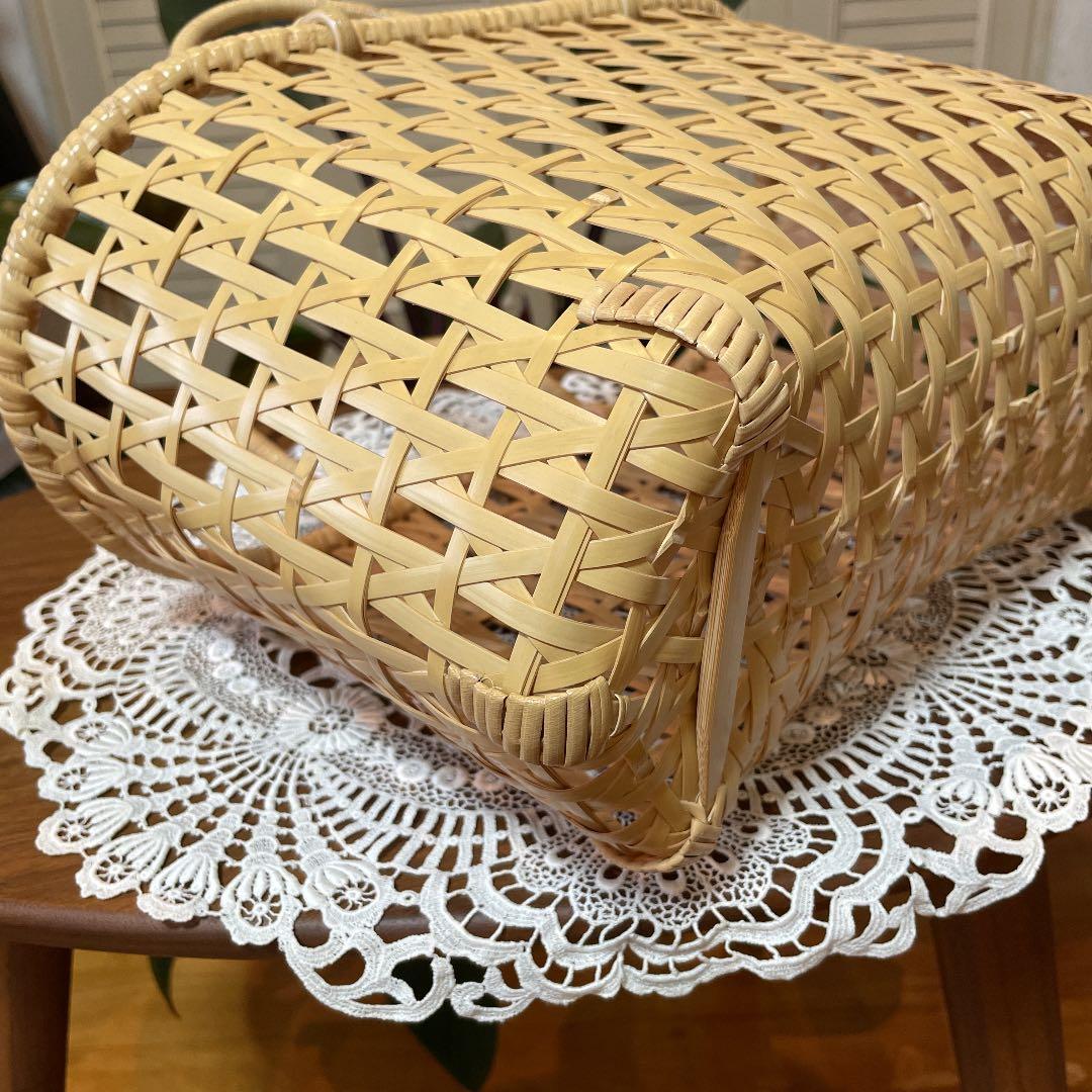 【未使用】♡ 大分県の竹細工籠