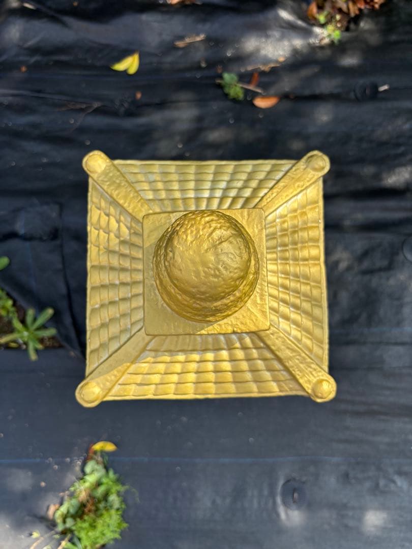 金色 三重塔風 置物 約９５cm