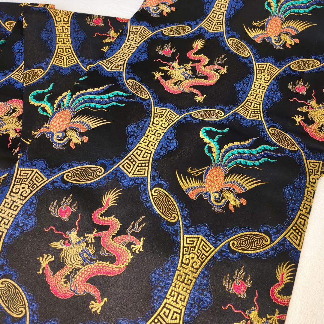 名古屋帯 龍 金運 正絹 縁起 全通