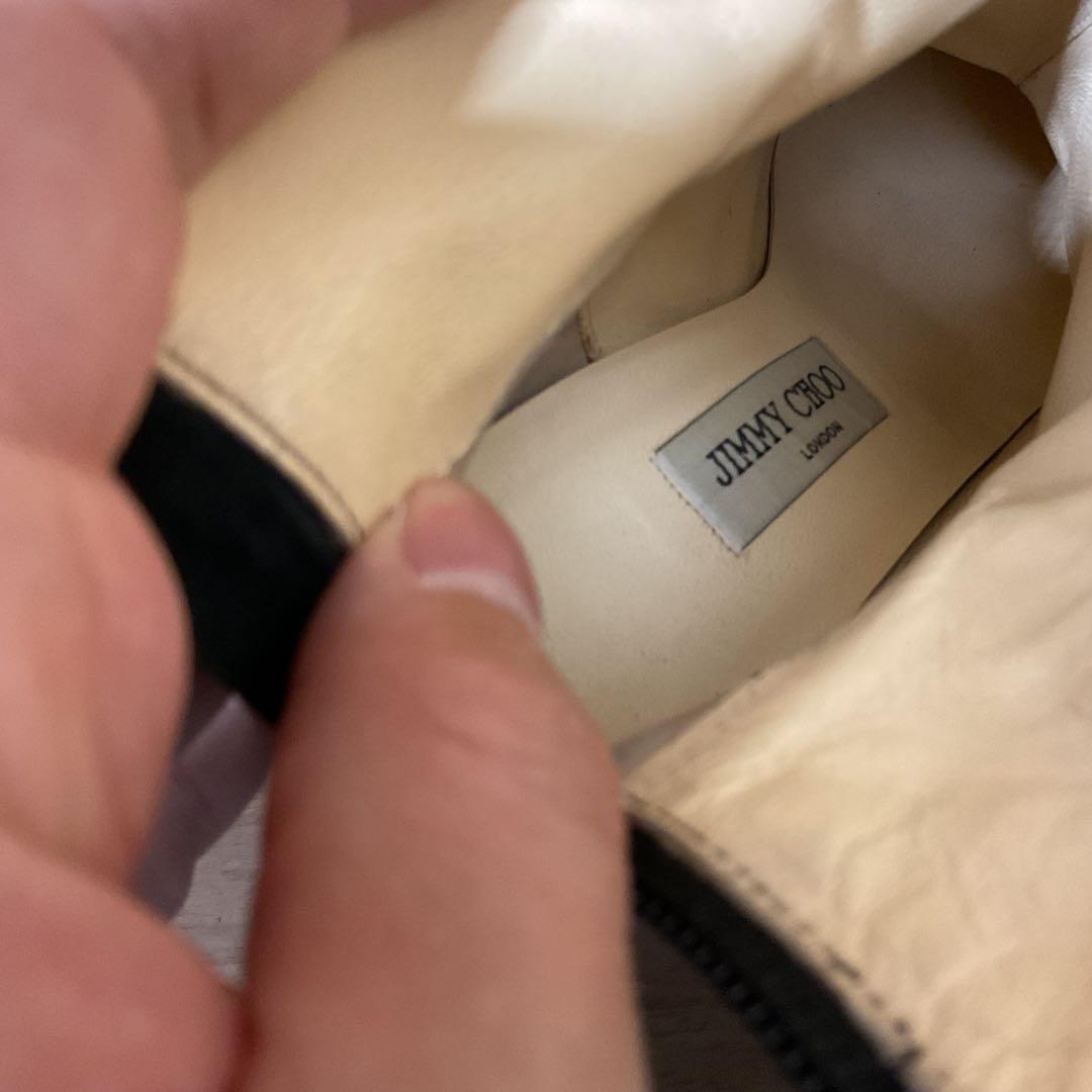 ☆開店セール☆ 人気 良品 ジミーチュウ ブーツ バッグジップ ヒール