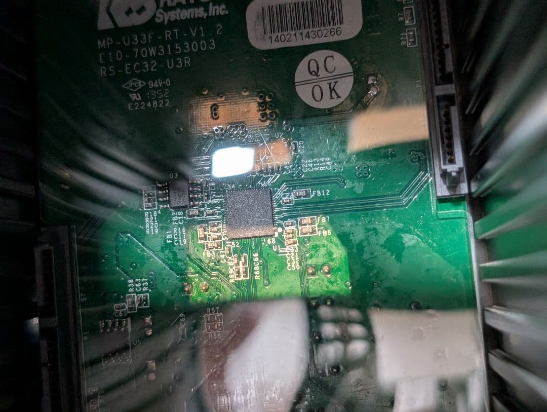 RATOC RS-EC32-U3R RAIDケース + 東芝 HDD 8TB×2