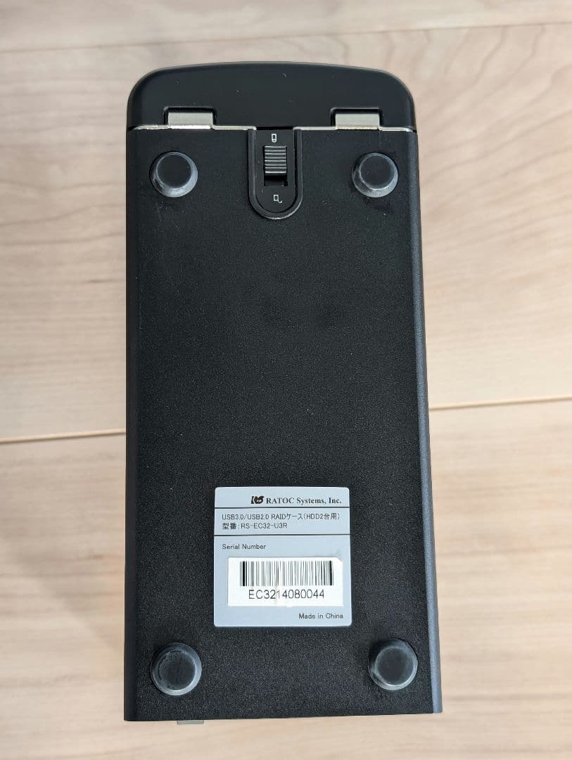 RATOC RS-EC32-U3R RAIDケース + 東芝 HDD 8TB×2