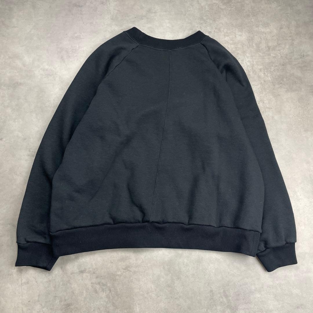 美品 Oblada オブラダ コンパクト スウェット　長袖トレーナー　ブラック