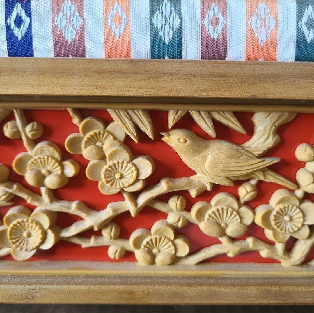 【特選】雛人形　雛飾り　親王飾　彫刻　日本人形　オルゴール付き　ケース入り