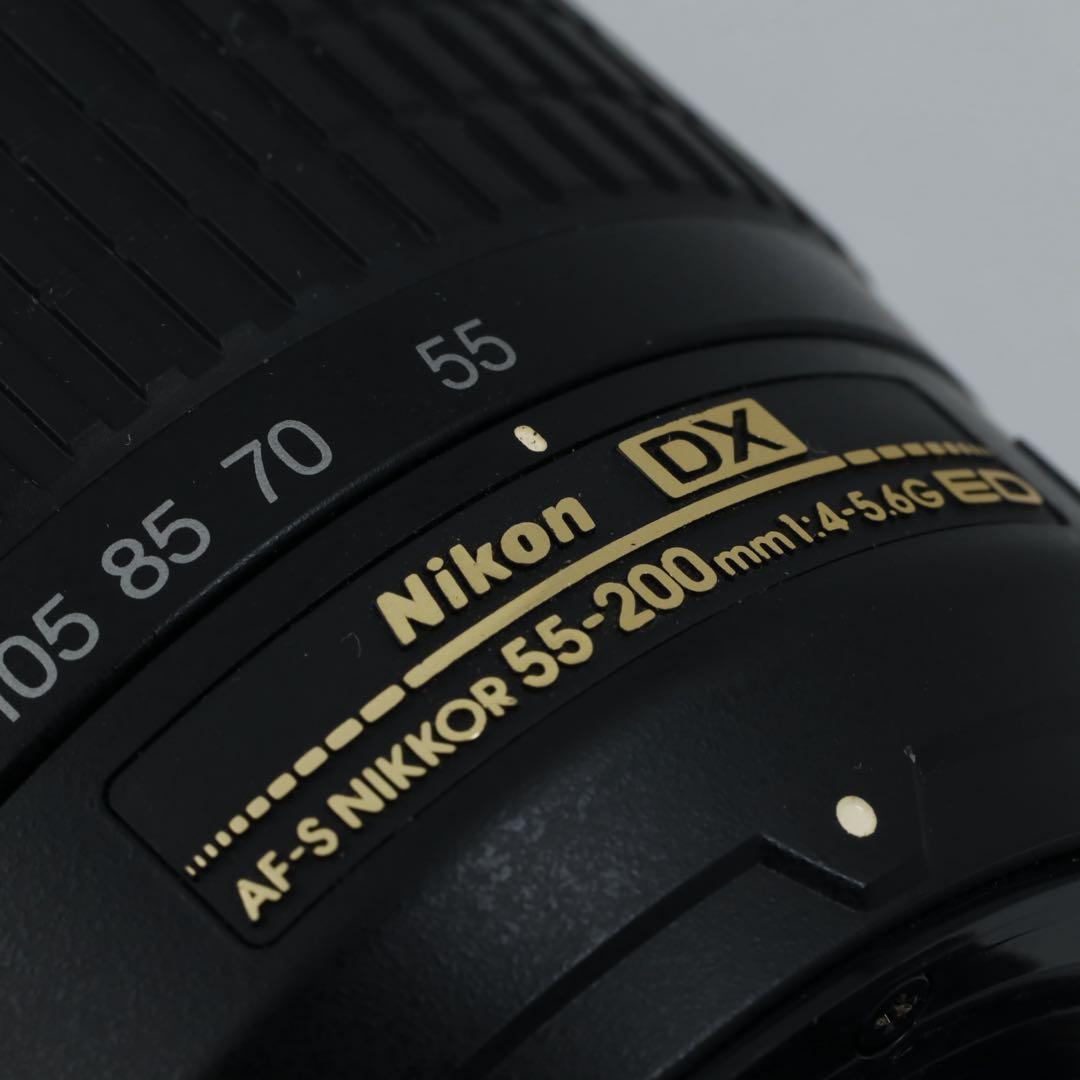 195★ ニコン用 NIKON用 望遠レンズ AF-S55-200VR