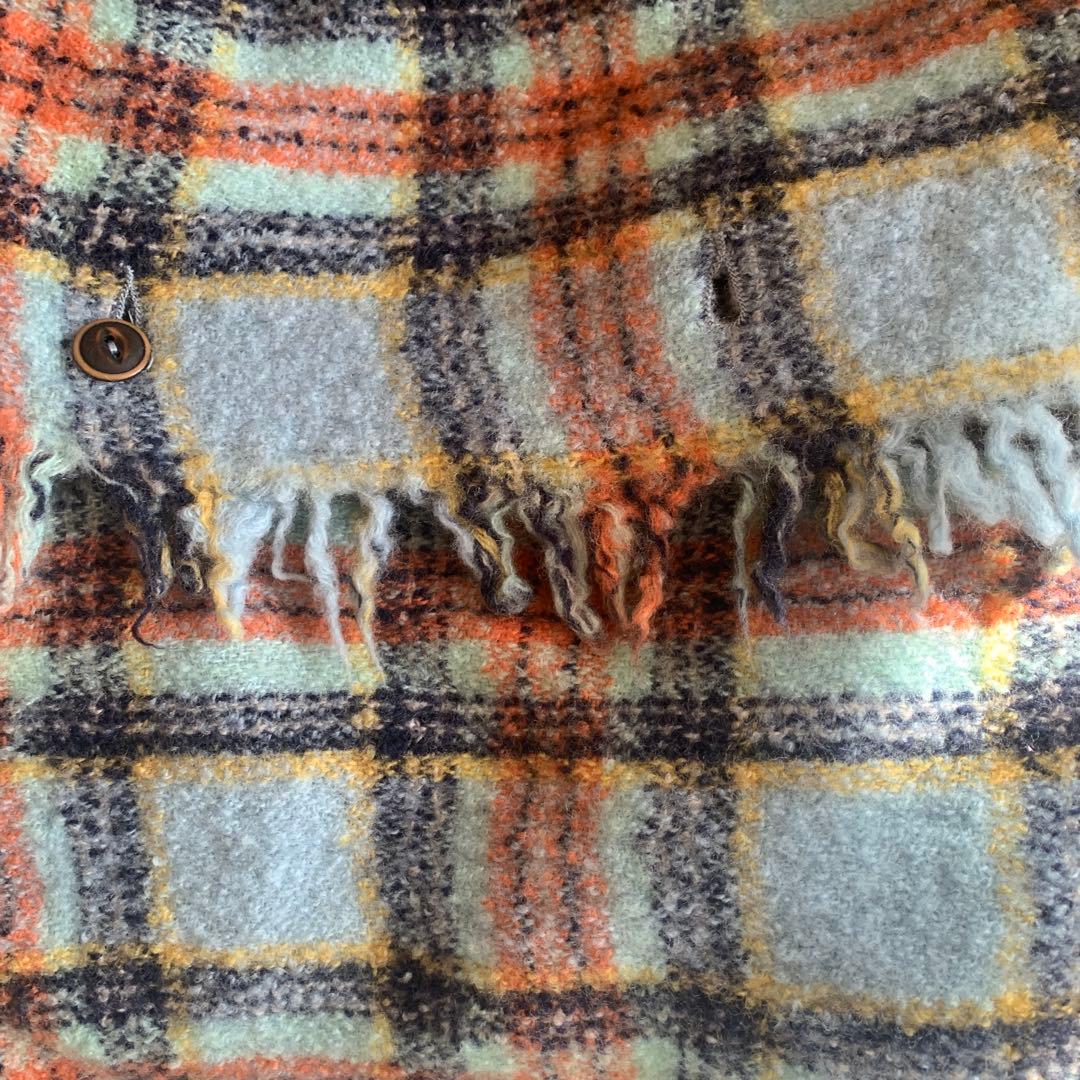 45Rインドメリノ縮絨ロングカシュクール 45rpm