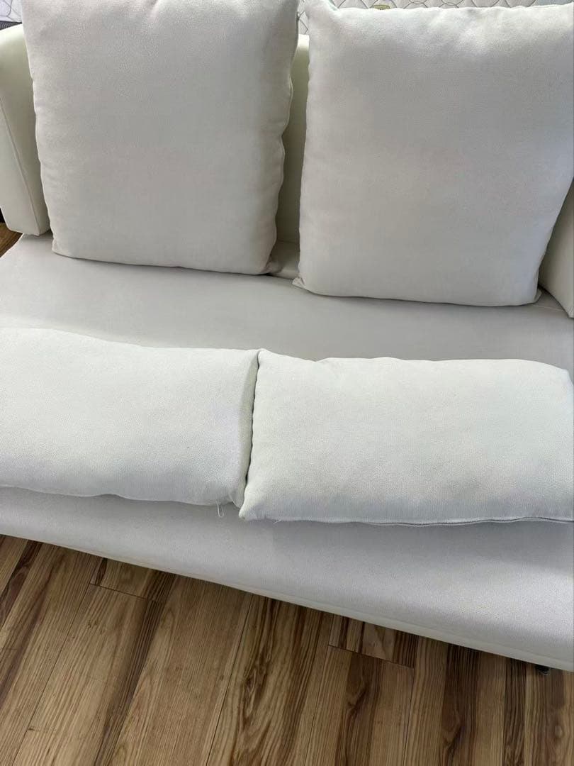 ニトリ　2人掛けソファー　布製