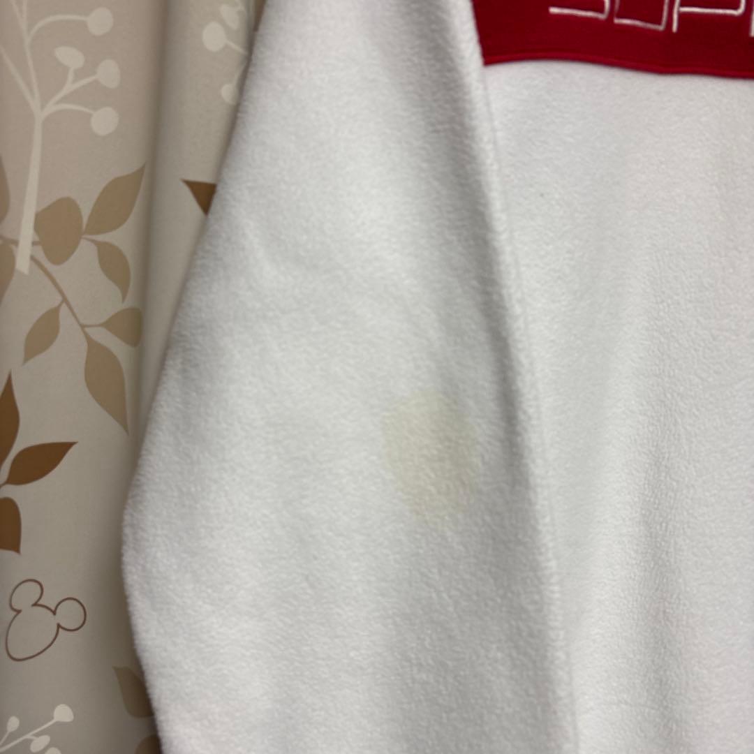 Supreme 19AW パネル ロゴ ポーラテック クルーネック フリース