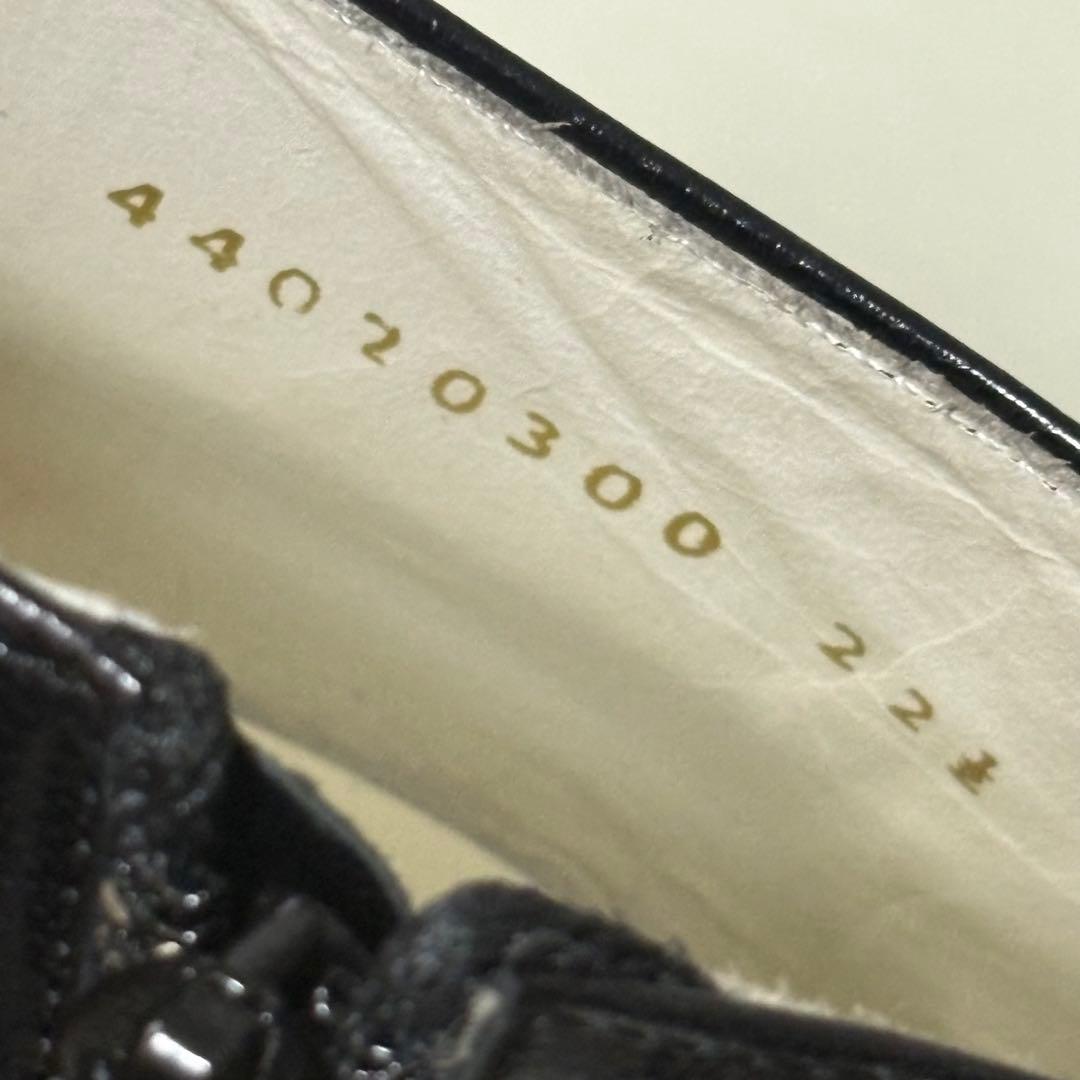 【希少】MIHARA YASUHIRO メタルヒール ブーティ 黒 22.5cm