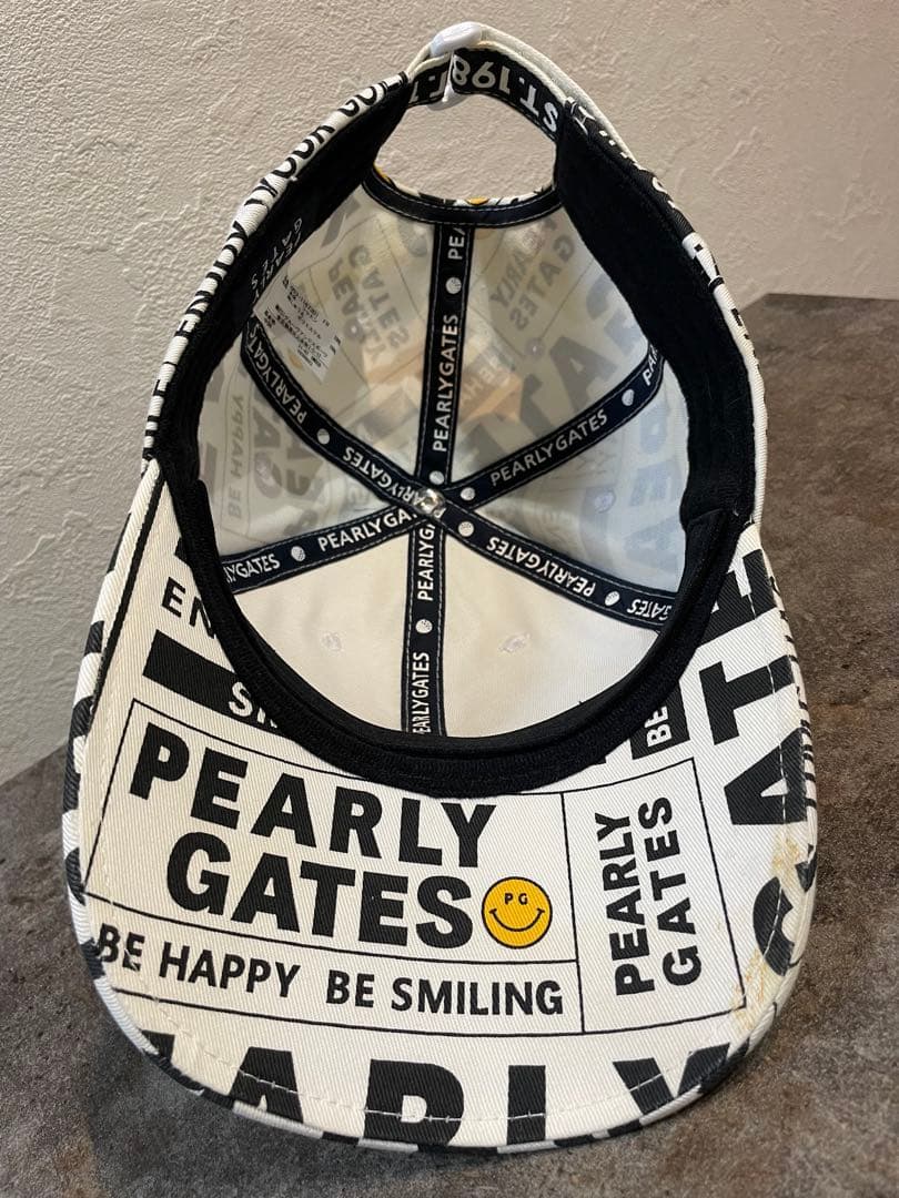 PEARLY GATES ロゴキャップ /バイザー