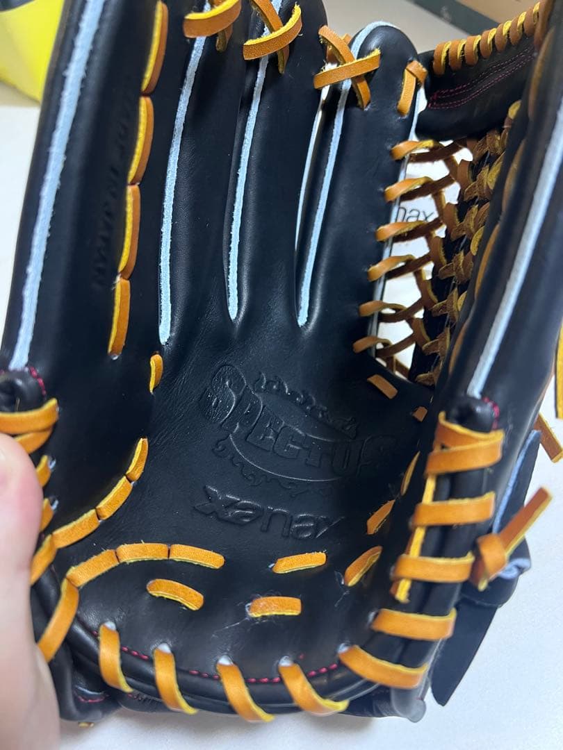 （新品未使用）ザナック 軟式野球グローブ 外野手 左投