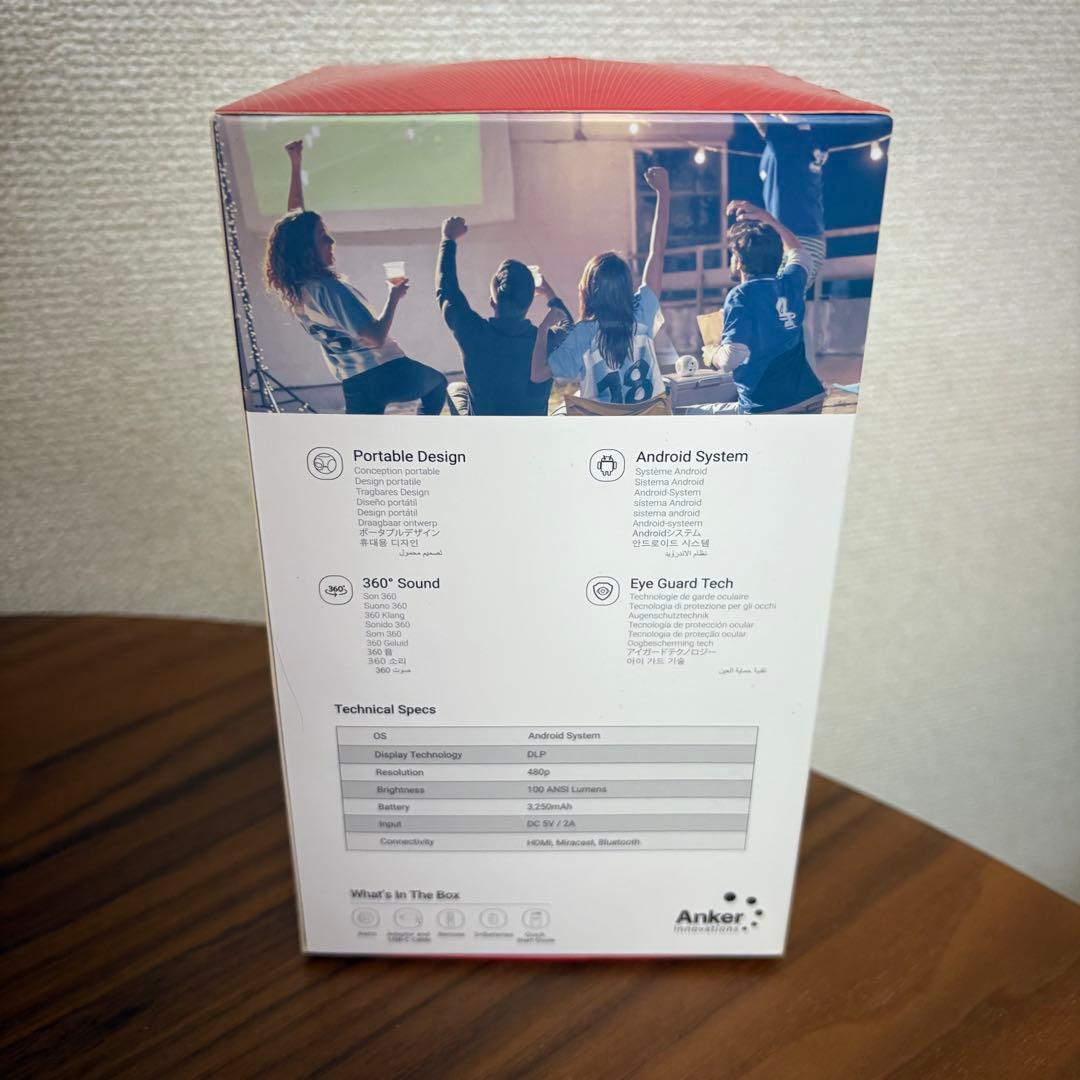 NEBULA ポータブルプロジェクター ホワイト