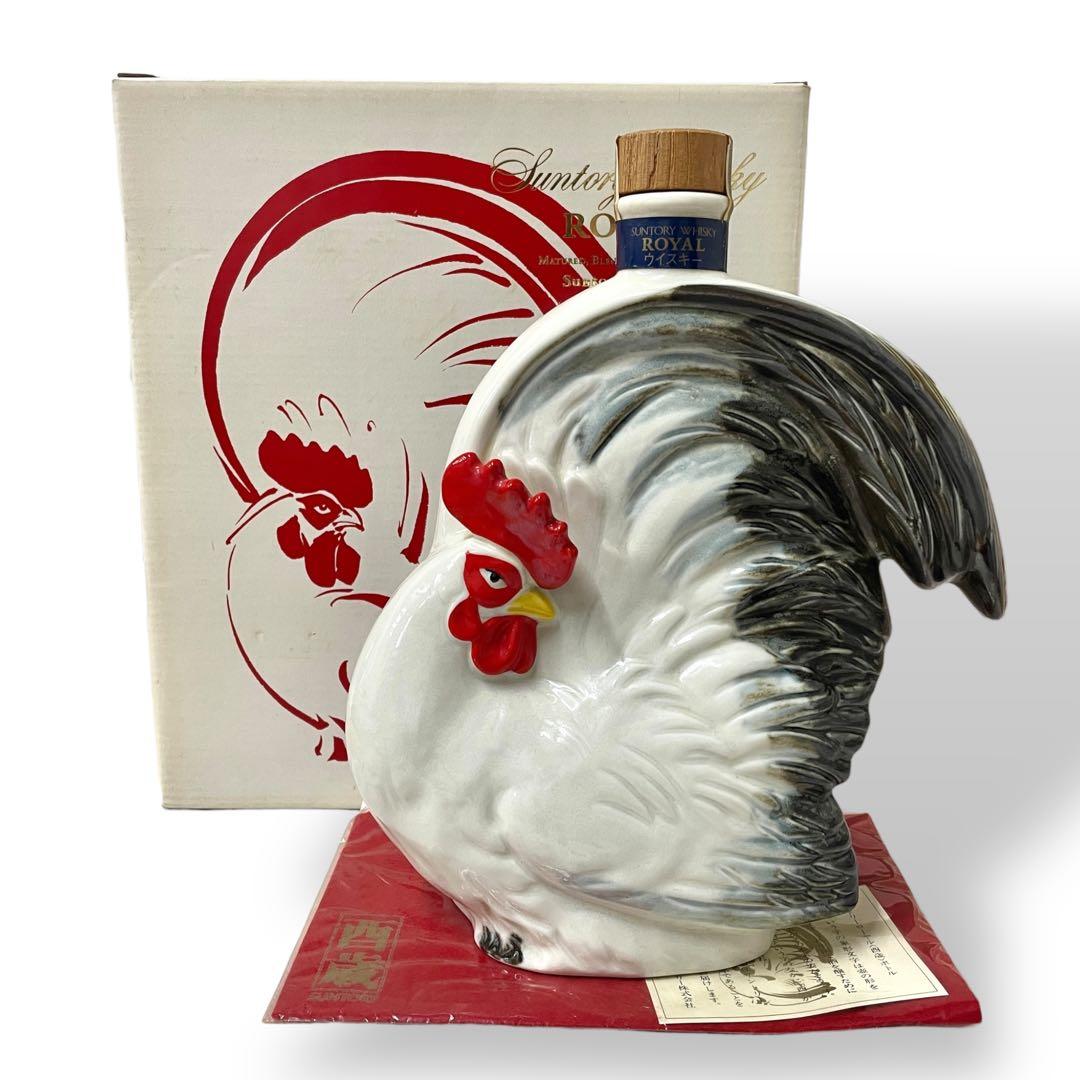 【未開栓】SUNTORY /1993 酉（とり）/干支ボトル/陶器