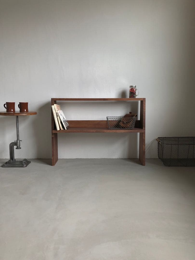 数量限定特別価格　シェルフ　棚　カップボード　ブックスタンド　食器棚　本棚　収納